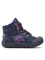 Buty dla dziewczynek - Kappa Trzewiki 280019M Granatowy - miniaturka - grafika 1