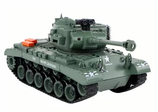 Czołg Leopard RC Zdalnie Sterowany Armata  1:18 Szary - Akcesoria i części modelarskie - miniaturka - grafika 3