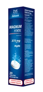 Zdrovit magnum forte 375 mg x 20 tabl musujących - Witaminy i minerały - miniaturka - grafika 1