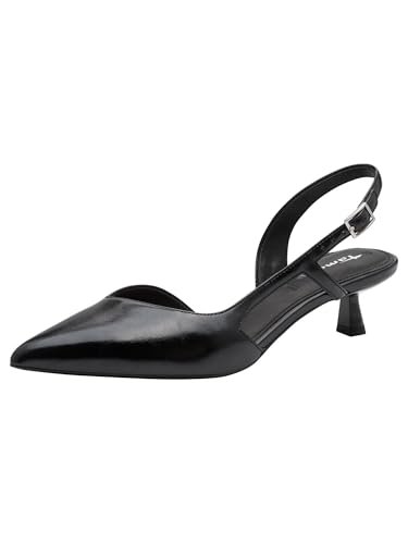 Tamaris Damskie czółenka Sling 1-29521-46, czarne, 41 EU