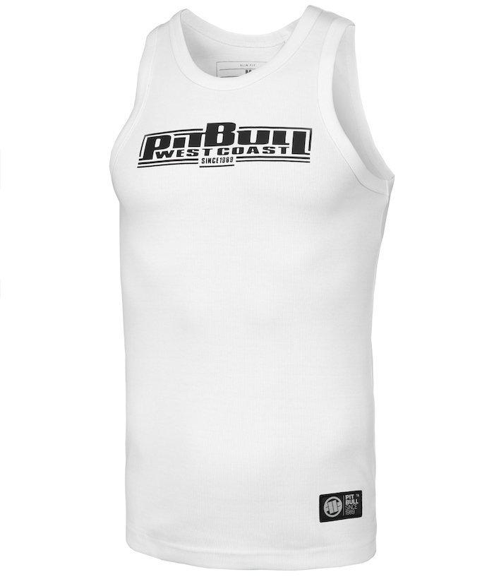 Tank top PIT BULL RIB BOXING biały-XXL