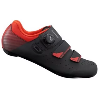 Buty rowerowe - Shimano Buty rowerowe SH-RP400SL7 Czarno-czerwony rozmiar 41) - grafika 1