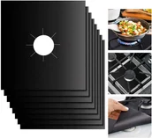 Akcesoria i części do mikrofalówek - MATA TEFLONOWA NA PALNIKI KUCHENKA OSŁONA x8 27cm - miniaturka - grafika 1