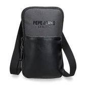 Paski - Pepe Jeans Grays Obudowa na messenger Mały Czarny 10,5x18x2 cms Poliester, czarny, Talla única, Mały pasek na ramię - miniaturka - grafika 1