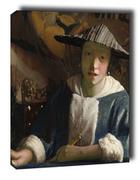 Obrazy i zdjęcia na płótnie - Girl with a Flute, Jan Vermeer - obraz na płótnie Wymiar do wyboru: 40x60 cm - miniaturka - grafika 1