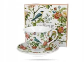 Filiżanki - Filiżanka do herbaty spodek ptaki porcelana 250ml - miniaturka - grafika 1