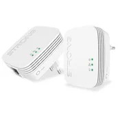 Wzmacniacze sygnału wifi - Transmiter sieciowy Strong 600 TRI MINI, 3 jednotky (POWERL600TRIMINI) Biały - miniaturka - grafika 1