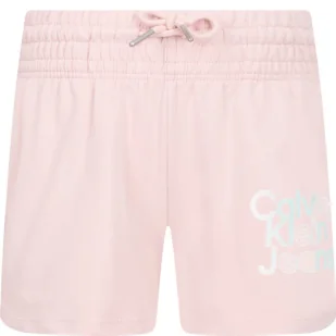 CALVIN KLEIN JEANS Szorty | Regular Fit - Spodnie i spodenki dla dziewczynek - miniaturka - grafika 1