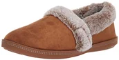 Kapcie damskie - Skechers COZY CAMPFIRE - TEAM TOASTY, damskie kapcie typu Low Top, Brązowy kasztan mikrofibra zamszowe sztuczne futro linia Csnt, 41 EU - miniaturka - grafika 1