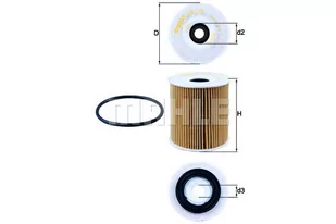 Filtr oleju KNECHT OX 175D - Filtry oleju - miniaturka - grafika 1