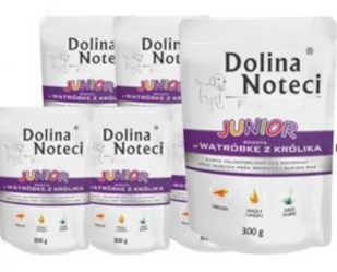 Dolina Noteci PREMIUM Junior bogata w wątróbkę z królika 24X300g 49420-uniw - Mokra karma dla psów - miniaturka - grafika 1