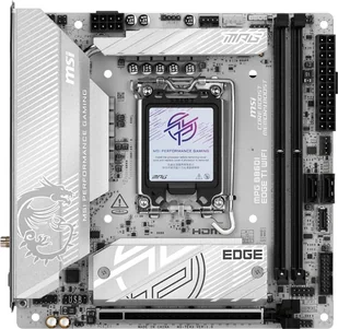 Płyta główna MSI MPG B860I EDGE TI WIFI LGA1851 mini-ITX MB 2xDDR5 2xSATA 2xM.2 - Płyty główne - miniaturka - grafika 1