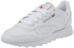 Reebok Męskie klasyczne skórzane sneakersy, Ftwr Biały Ftwr Biały Czysty szary 3, 41 EU - Sneakersy damskie - miniaturka - grafika 1