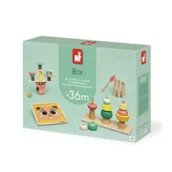 Zabawki kreatywne - Zestaw zabawek edukacyjnych Box 36 m+ Janod - miniaturka - grafika 1