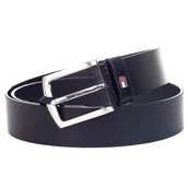 Paski - TOMMY HILFIGER MĘSKI PASEK DO SPODNI NEW DENTON 3.5 BELT BLACK AM0AM08360 990 95 - miniaturka - grafika 1