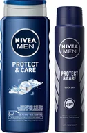 Zestawy kosmetyków damskich - Nivea Men, Protect&care, Zestaw Kosmetyków Do Pielęgnacji, 2 Szt. - miniaturka - grafika 1