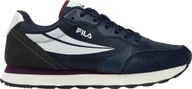 Buty sportowe męskie - Buty męskie Fila Hypert granatowe FFM0380 53084 41 - miniaturka - grafika 1