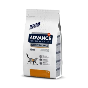 ADVANCE DIET Weight Balance - sucha karma dla kotów 1,5kg [923913] - Sucha karma dla kotów - miniaturka - grafika 1