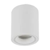 Lampy sufitowe - Ideus Metalowa lampa sufitowa Indi C04045 biała tuba do przedpokoju - miniaturka - grafika 1