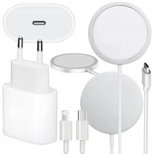 ŁADOWARKA INDUKCYJNA + SZYBKOŁADOWARKA DO IPHONE 15/20W USB-C - LIGHTING - Ładowarki do telefonów - miniaturka - grafika 1