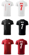 Koszulki sportowe męskie - Koszulka Arkadiusz Milik 7 POLSKA jr Katar'22 - miniaturka - grafika 1