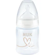 Butelki dla niemowląt - Nuk Butelka First Choice+ (PP) z silikonowym smoczkiem, 0-6 mies., z kontrolą temperatury 150 ml - miniaturka - grafika 1
