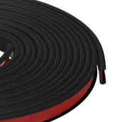 Zabezpieczenia dla dzieci - Taśma ochronna na krawędzie mebli, czarna, z wewnętrznym klipsem, 20 mm, 1 rolka, 1 metr, wodoodporna, narożna taśma antykolizyjna. - miniaturka - grafika 1