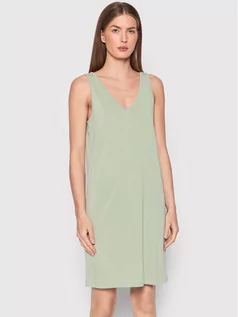 Sukienki - Vero Moda Sukienka letnia Filli 10265015 Zielony Regular Fit - grafika 1