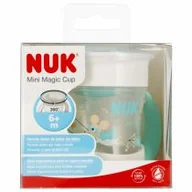 Kubki dla dzieci - Nuk Kubek 6m Mini Magic Cup turkusowy 10751278 160 ml - miniaturka - grafika 1