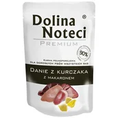 Mokra karma dla psów - Dolina Noteci Danie z kurczaka z makaronem 10x300g - miniaturka - grafika 1