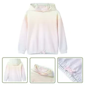 Bluzy dla dziewczynek - Bluza dziecięca - gwiezdna biel - 104 - Bluza Dziewczęca - miniaturka - grafika 1