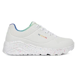 Skechers UNO LITE 310456L WMLT Biały - Buty dla dziewczynek - miniaturka - grafika 1
