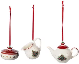 Villeroy & Boch Toy's Delight Decoration Komplet Zawieszek Zastawa kawowa 14-8659-6668 - Ozdoby bożonarodzeniowe - miniaturka - grafika 2