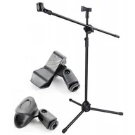 Inne akcesoria audio-wideo - Massa Statyw mikrofonowy MASSA + uchwyty - miniaturka - grafika 1