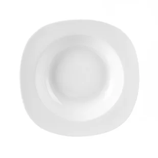 Talerz głęboki MONA, kwadratowy, 21 x 21 cm, porcelana, 24 sztuki. - Wyposażenie lokali gastronomicznych - miniaturka - grafika 1