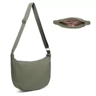 Torebki damskie - Miss Lulu - Damska torba na ramię - Nylonowa torba damska, idealna do codziennych dojazdów, podróży, szkoły, Zielony - miniaturka - grafika 1