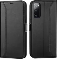 Etui i futerały do telefonów - Etui na telefon komórkowy Samsung Galaxy S20 FE flip case składane etui ochronne, czarne - miniaturka - grafika 1