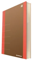 Szkolne artykuły papiernicze - Notatnik Donau Life Organizer 80 kartek Neon pomarańczowy - miniaturka - grafika 1