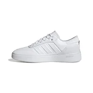 Trampki damskie - adidas Court Revival, Trampki damskie, Ftwr White/Ftwr White/Ftwr White, 37 1/3 EU, Ftwr White Ftwr White Ftwr White, 37.5 EU - miniaturka - grafika 1
