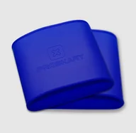 Piłka nożna - Silikonowe opaski do ochraniaczy PROSKARY niebieskie r.M - miniaturka - grafika 1