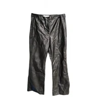 Spodnie damskie - Vila Damskie Spodnie Wygodne Eleganckie i Stylowe Czarne Rozmiar 40 - miniaturka - grafika 1