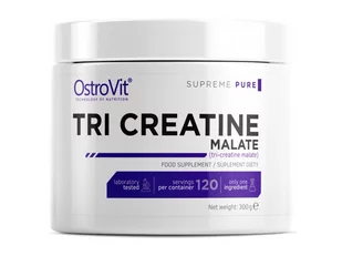 OstroVit Kreatyna, Tri Creatine Malate, pomarańcza, 300 g - Kreatyna - miniaturka - grafika 1