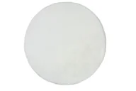 Dywany - Dywan BUNNY koło IMITACJA FUTRA KRÓLIKA biały koło 120 cm - miniaturka - grafika 1