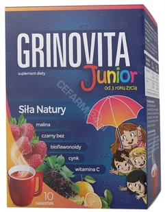 Natur Produkt Grinovita Junior, suplement diety, 10 saszetek ||  od 199zł! - Witaminy i minerały - miniaturka - grafika 1