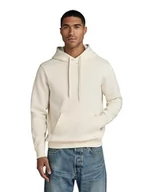 Bluzy męskie - G-STAR RAW Męska bluza z kapturem Premium Core z długim rękawem, beżowy (Eggnog D16121-c235-g076), M - miniaturka - grafika 1