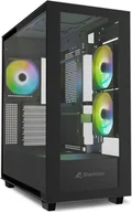 Obudowy komputerowe - Obudowa Sharkoon Rebel C60 ARGB czarna - miniaturka - grafika 1