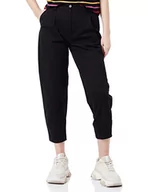 Spodnie damskie - Sisley Damskie spodnie 43NPLF01C Pants, czarne, 100, 38 (DE) - miniaturka - grafika 1