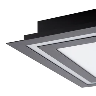 Lampa sufitowa LED Lucande Leicy, czarny, 34 cm, RGB, CCT - Lampy sufitowe - miniaturka - grafika 3