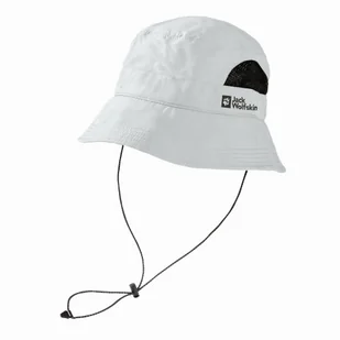 Kapelusz turystyczny w stylu rybackim Jack Wolfskin VENT BUCKET HAT cool grey - M - Czapki męskie - miniaturka - grafika 1