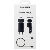 Ładowarki samochodowe - Travel Pack SAMSUNG EP-U3111WBEGWW - miniaturka - grafika 1